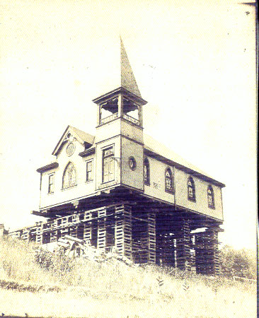 Church being moved